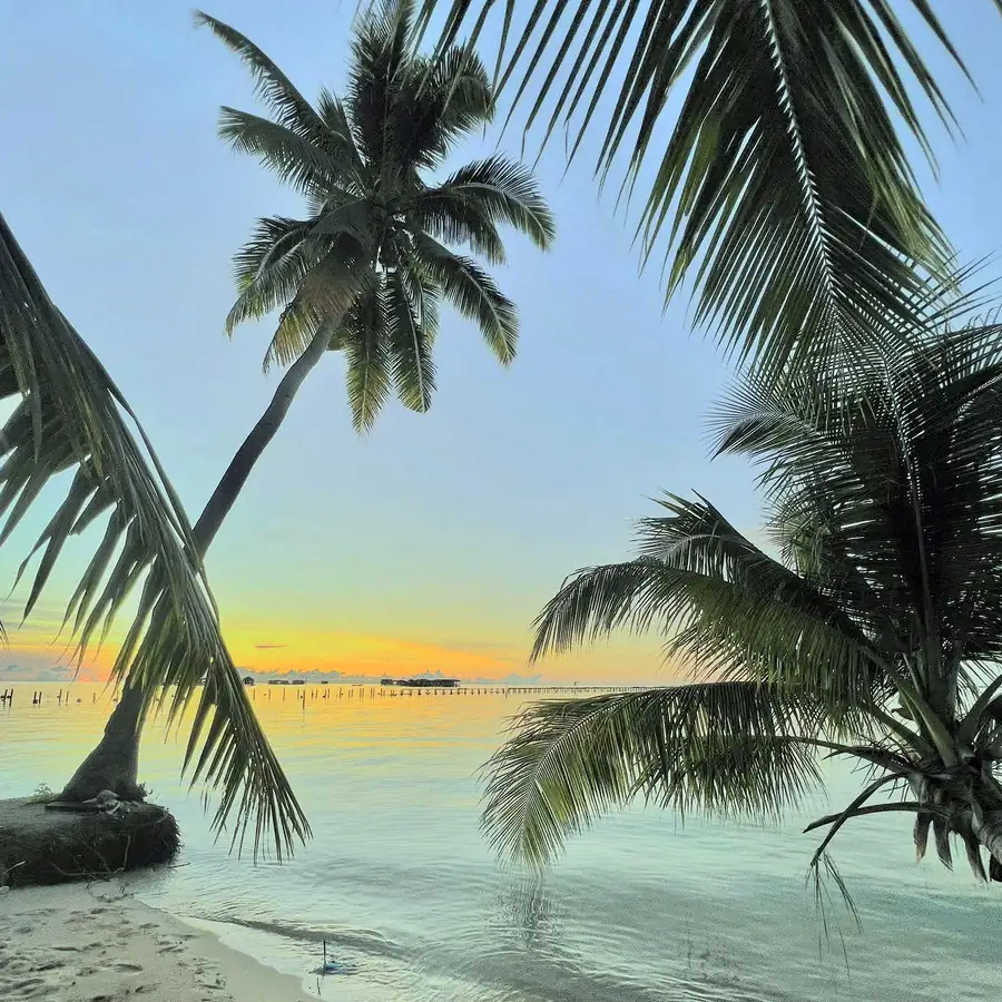 Scenic beach during an island hopping trip in Tun Sakaran Kulapuan Island Resort